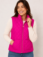 Everly Quilted Lightweight Puff Vest – Chic Women's Layering Outerwear - Bella Blossom Boutique