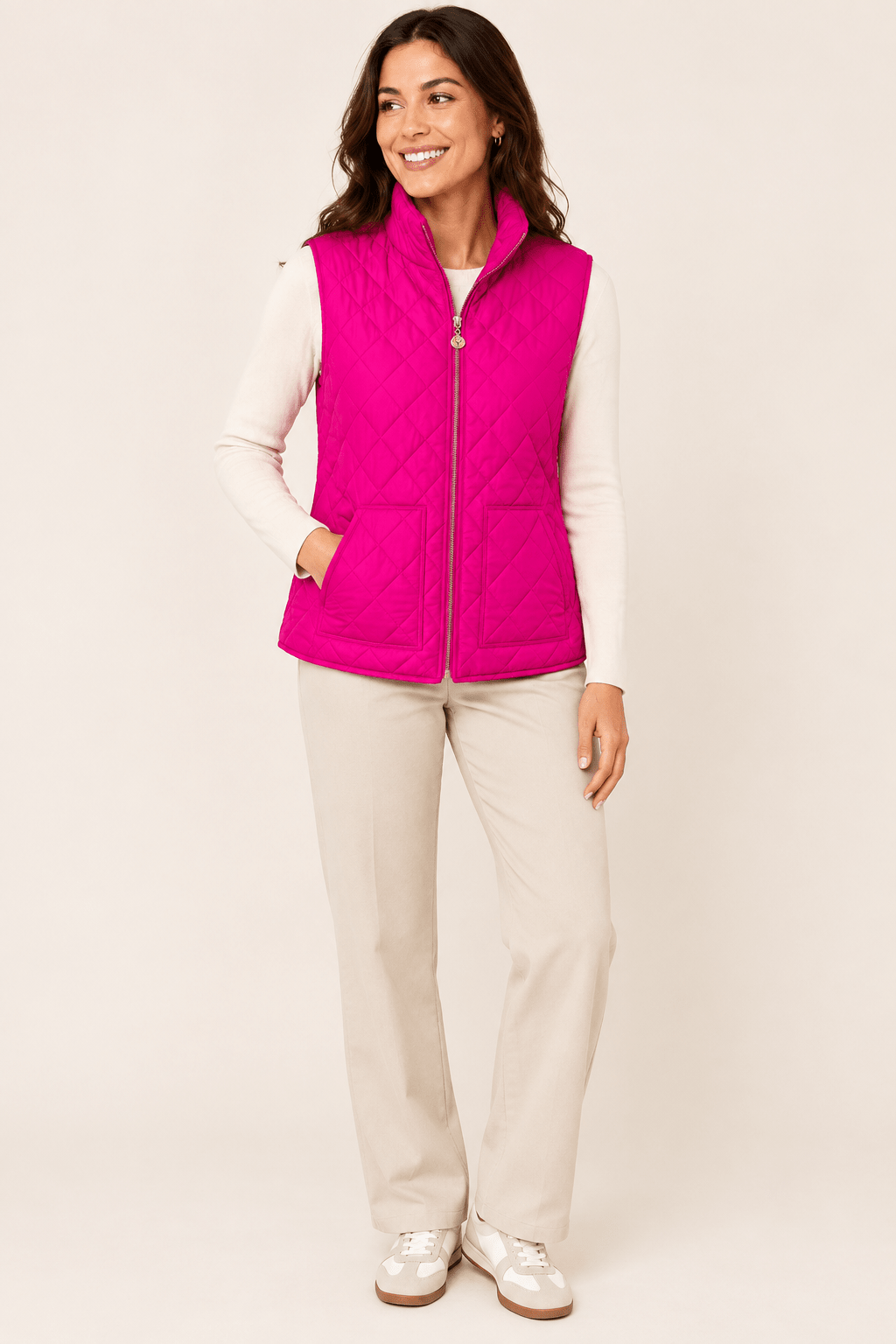 Everly Quilted Lightweight Puff Vest – Chic Women's Layering Outerwear - Bella Blossom Boutique