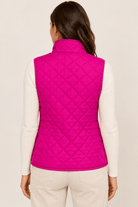 Everly Quilted Lightweight Puff Vest – Chic Women's Layering Outerwear - Bella Blossom Boutique
