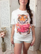 Go Get 'Em Tiger Bookish Rhinestone Graphic Tee - Bella Blossom Boutique