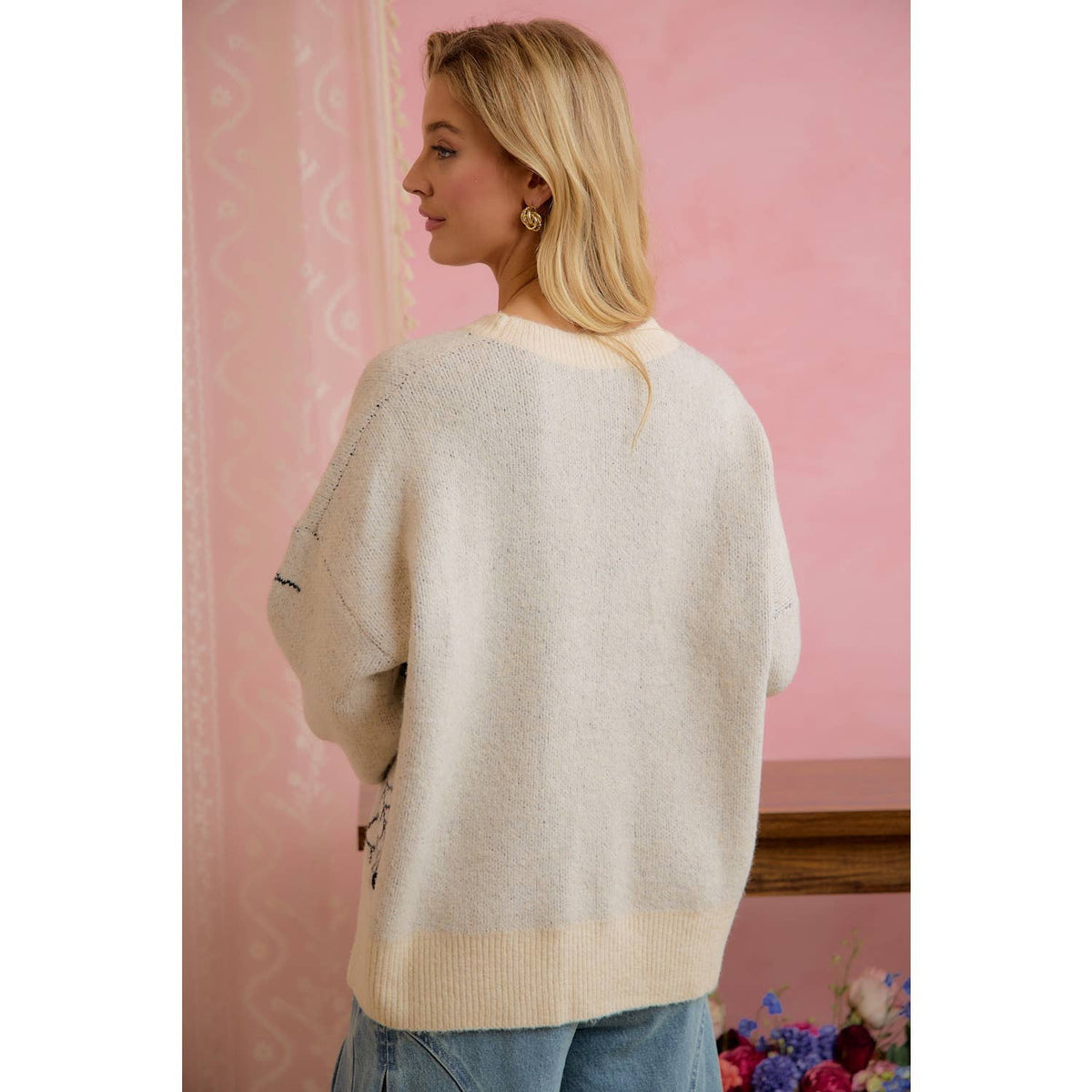 Halloween Knit Sweater- Spooky Season - Bella Blossom Boutique