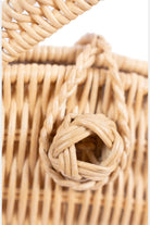 Handwoven Nemo Fish - Shaped Rattan Crossbody Bag - Bella Blossom Boutique