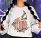 Howdy Pumpkin Western Sweatshirt & Tee | Retro Cowgirl Fall Apparel - Bella Blossom Boutique