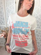 Janis Joplin Vintage 1969 Concert Graphic Tee – Retro Rock & Roll Style - Bella Blossom Boutique