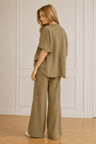 Jetsetter Luxe: 2 - Piece Relaxed Loungewear Travel Set - Bella Blossom Boutique
