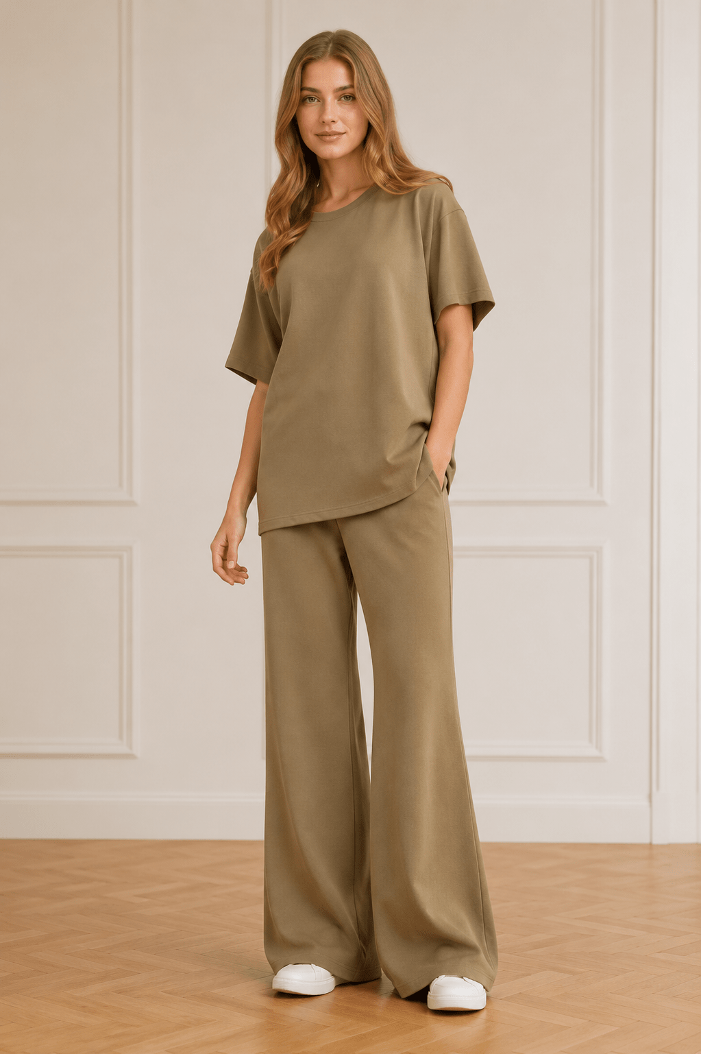 Jetsetter Luxe: 2 - Piece Relaxed Loungewear Travel Set - Bella Blossom Boutique