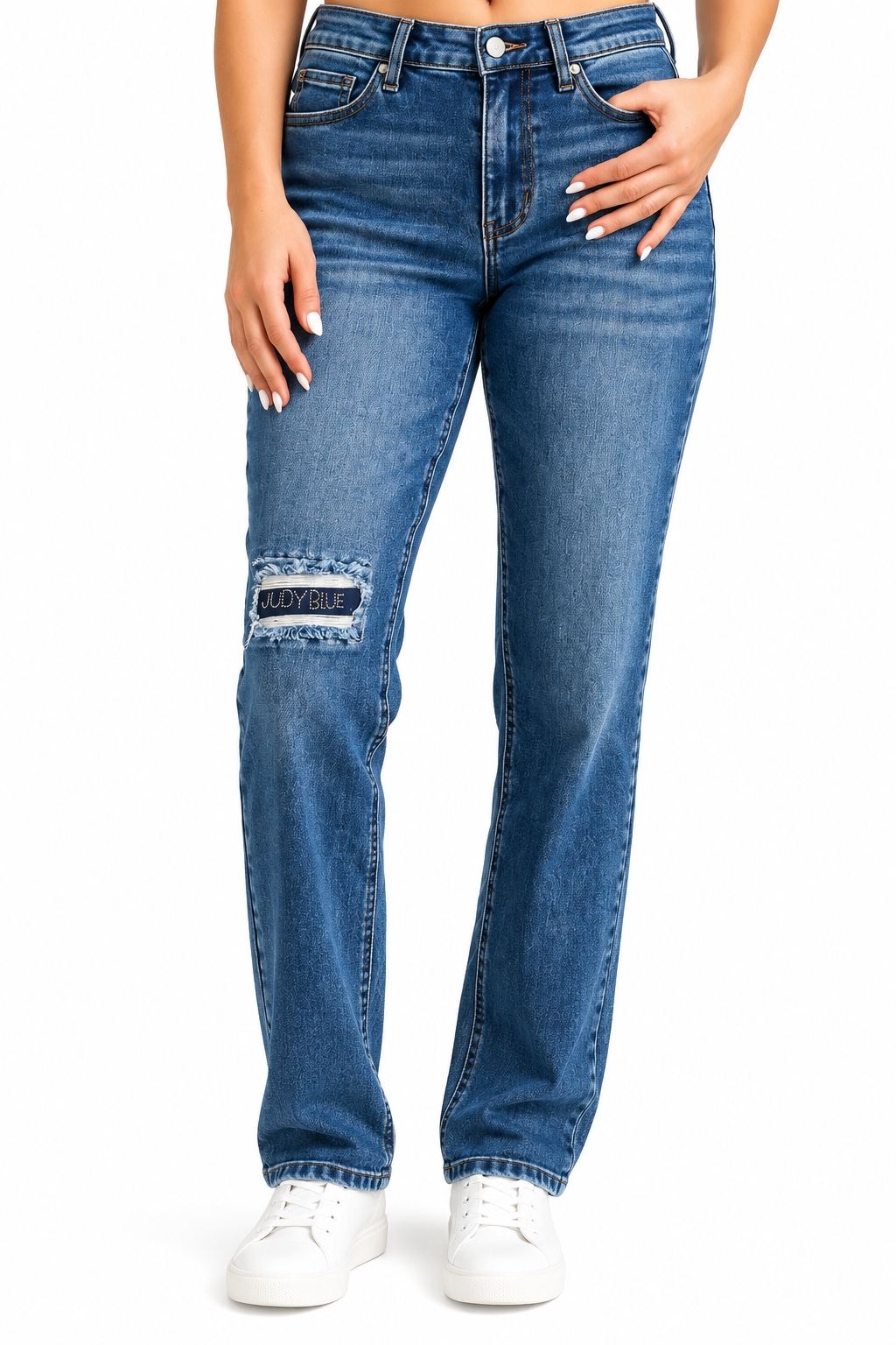 Judy Blue Stitched Boyfriend Jeans - Bella Blossom Boutique
