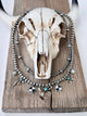 Layered Pearl Necklace with Bow & Spade Charms - Bella Blossom Boutique