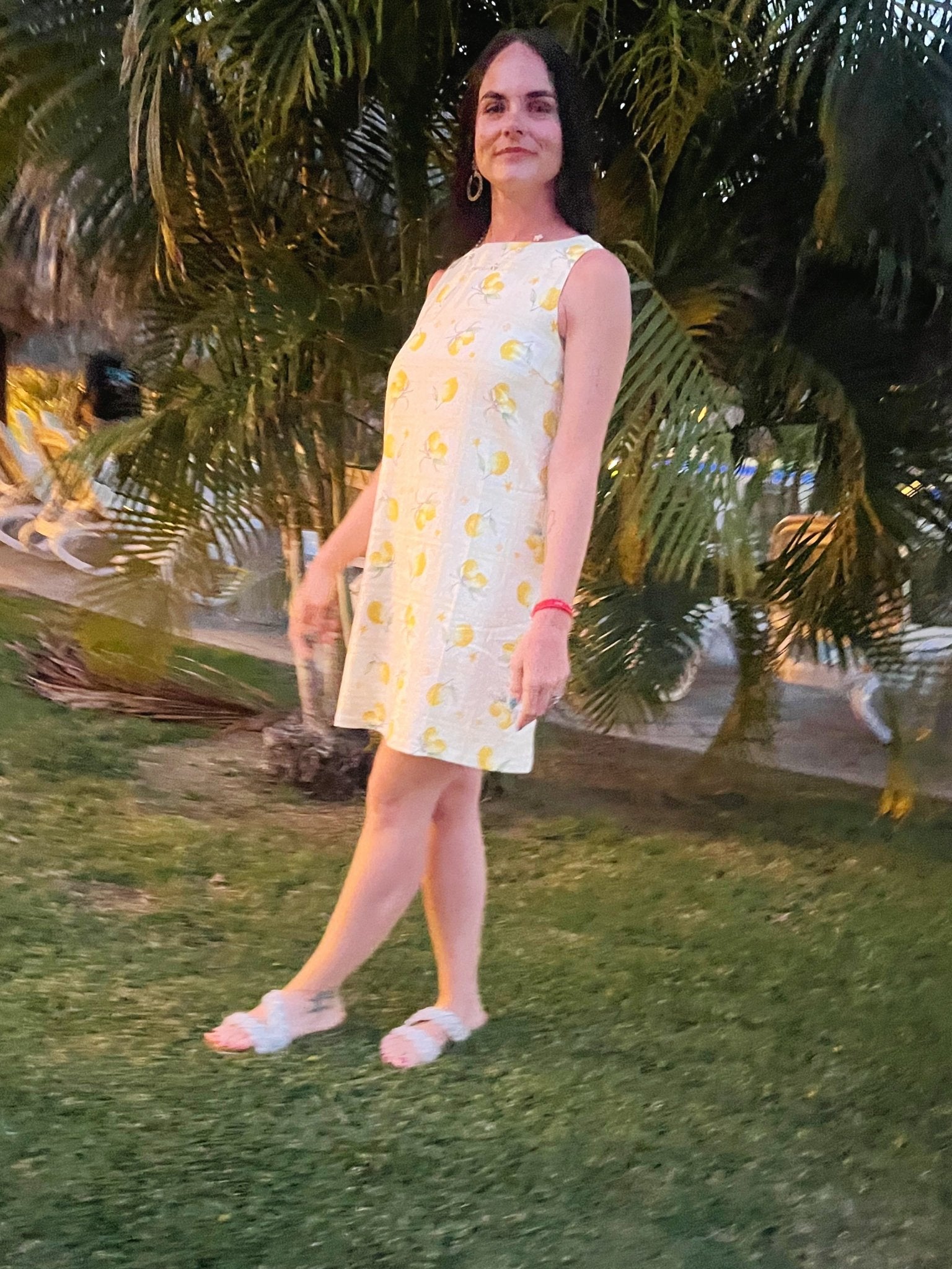 Lemonade Sorbet | Breezy Cotton Lemon Print Sundress - Bella Blossom Boutique