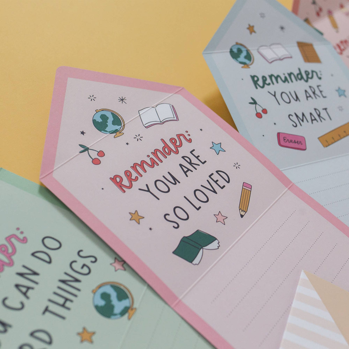 Lunch Box Notes Set with Affirmations - Bella Blossom Boutique