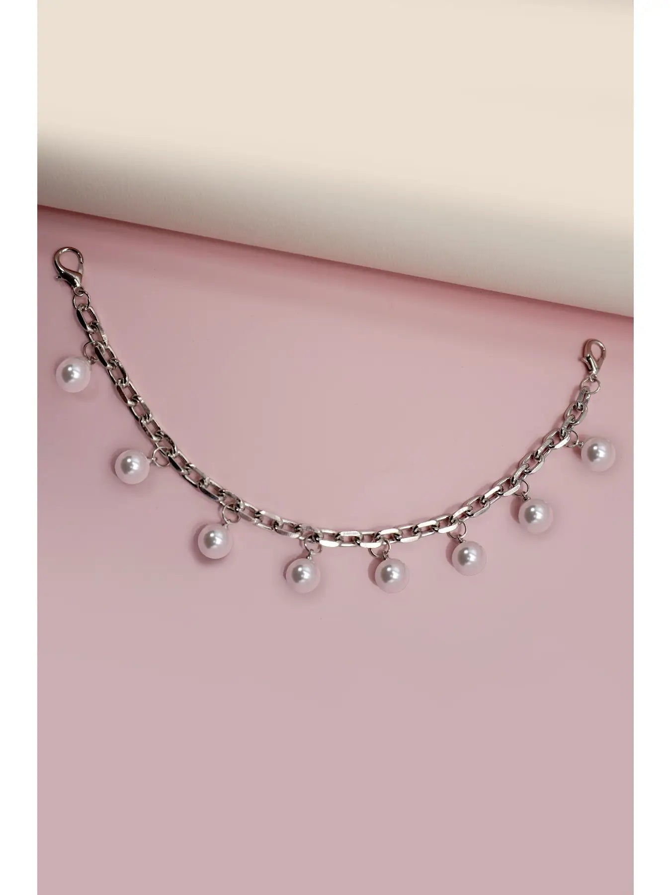 Luxe Pearl Shoe Chain – Elegant Footwear Jewelry Accessory - Bella Blossom Boutique