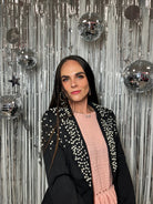 Luxe Rhinestone & Pearl Embellished Statement Blazer - Bella Blossom Boutique