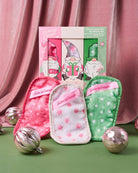 MakeUp Eraser: Gnome Sweet Gnome 3-Piece Reusable Makeup Remover Gift Set - Bella Blossom Boutique