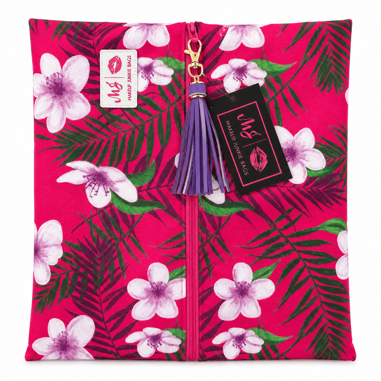 Makeup Junkie Bags: Lay-Flat Travel Cosmetic Case - Large - Bella Blossom Boutique