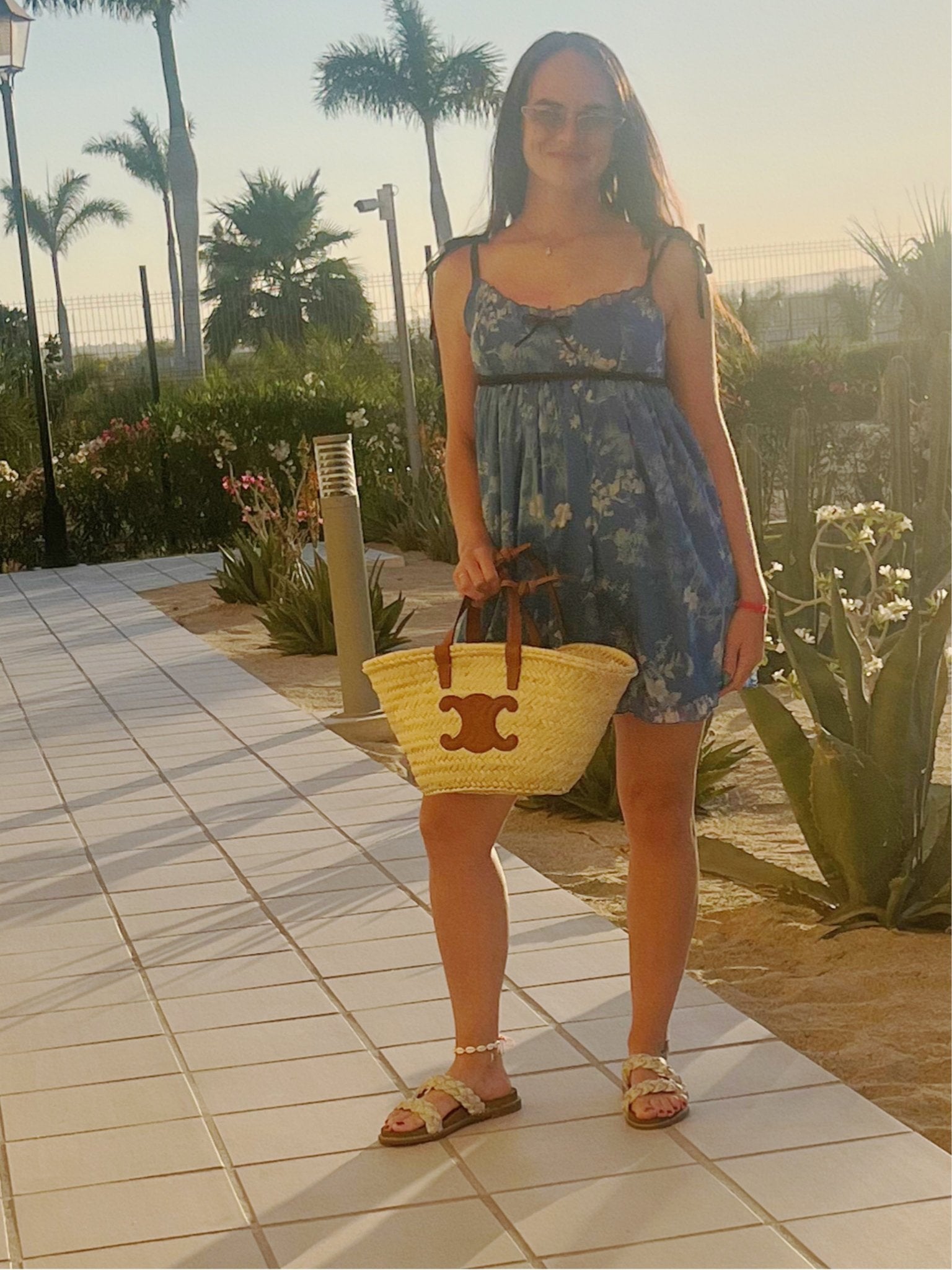 Marine Floral Swing Mini Dress | Breezy Nautical Summer Style - Bella Blossom Boutique