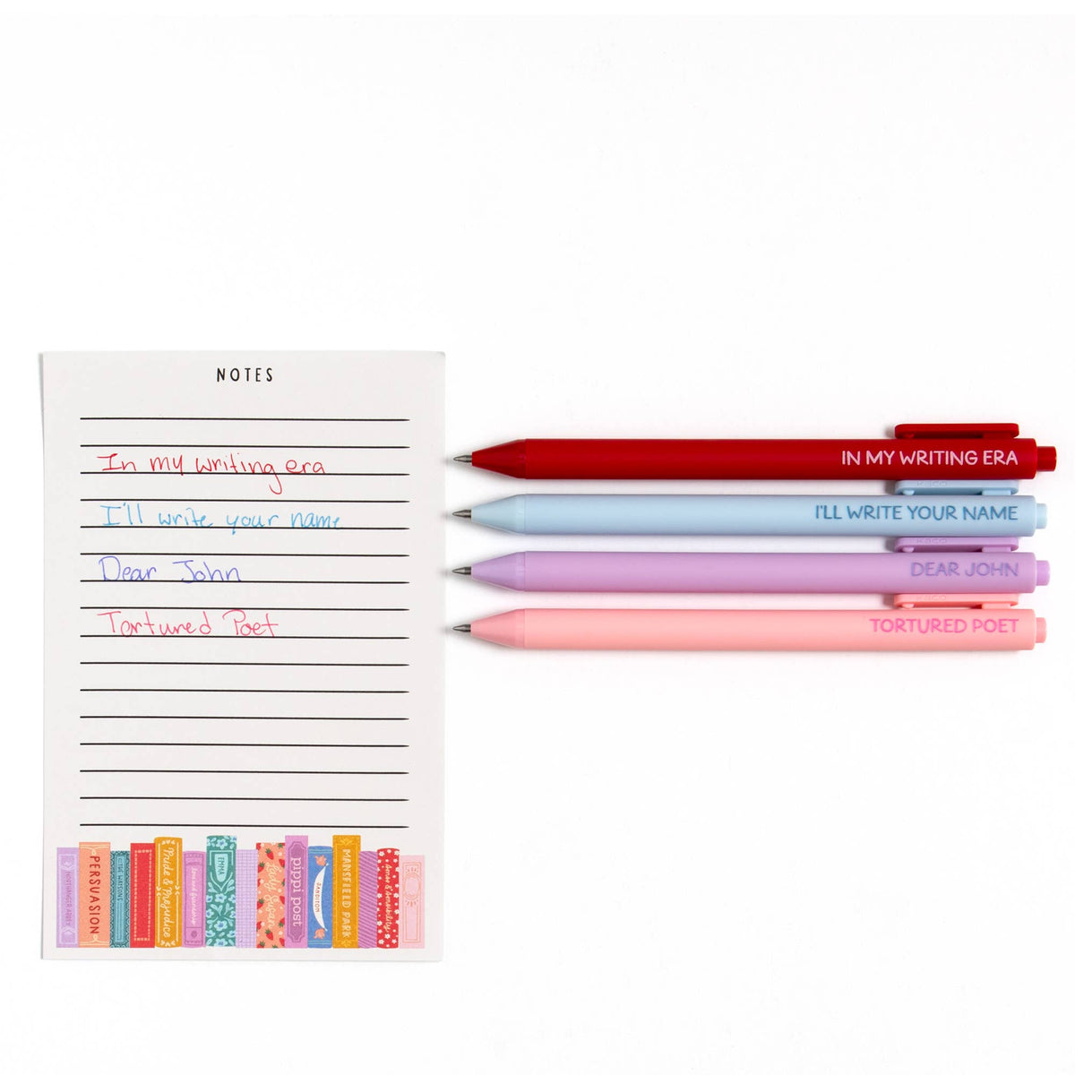 Multicolor Book Tour Pen Set - Bella Blossom Boutique