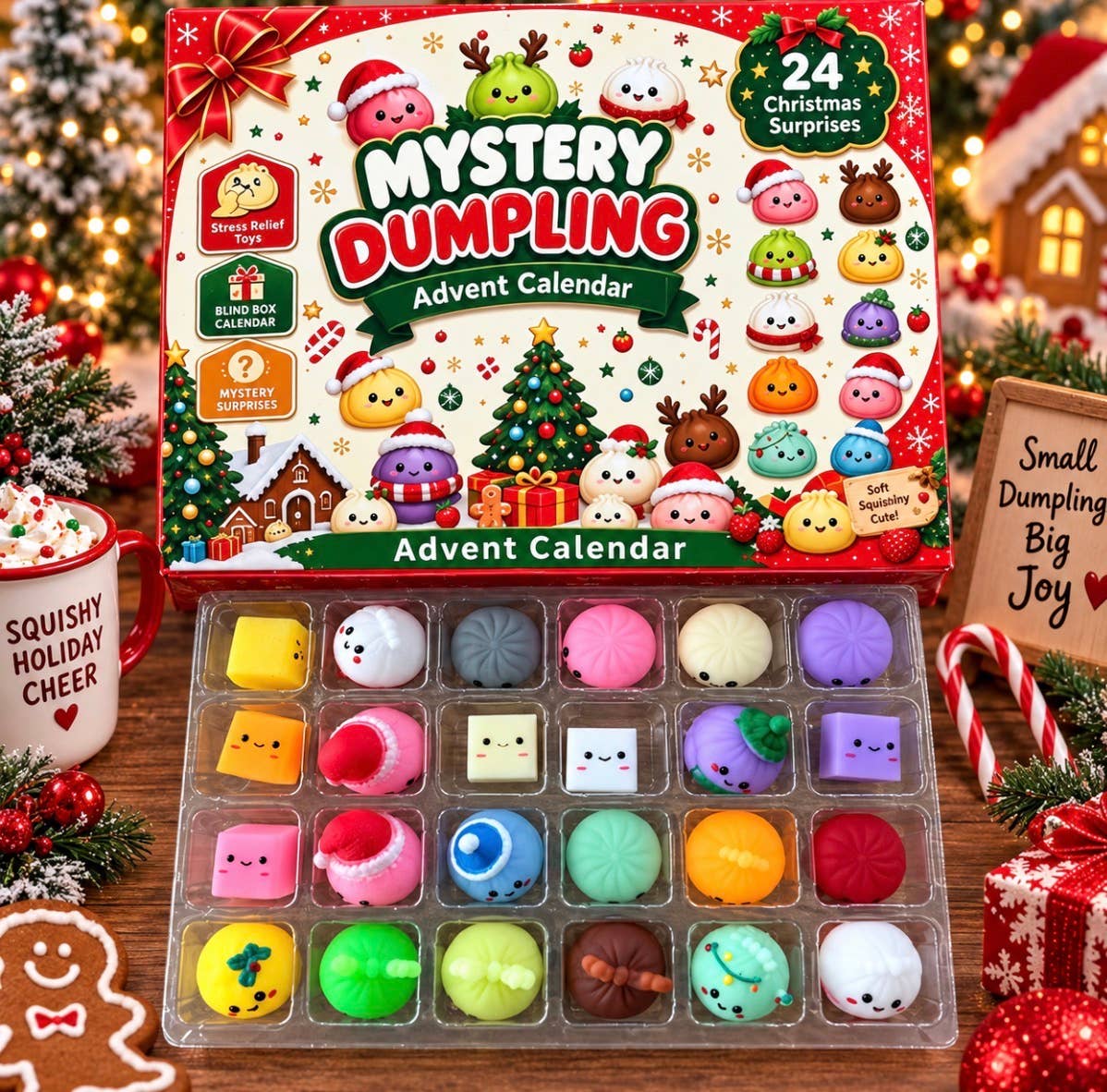 Mystery Dumpling Advent Calendar - Bella Blossom Boutique