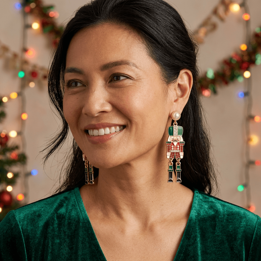 Nutcracker Drop Earrings - Bella Blossom Boutique