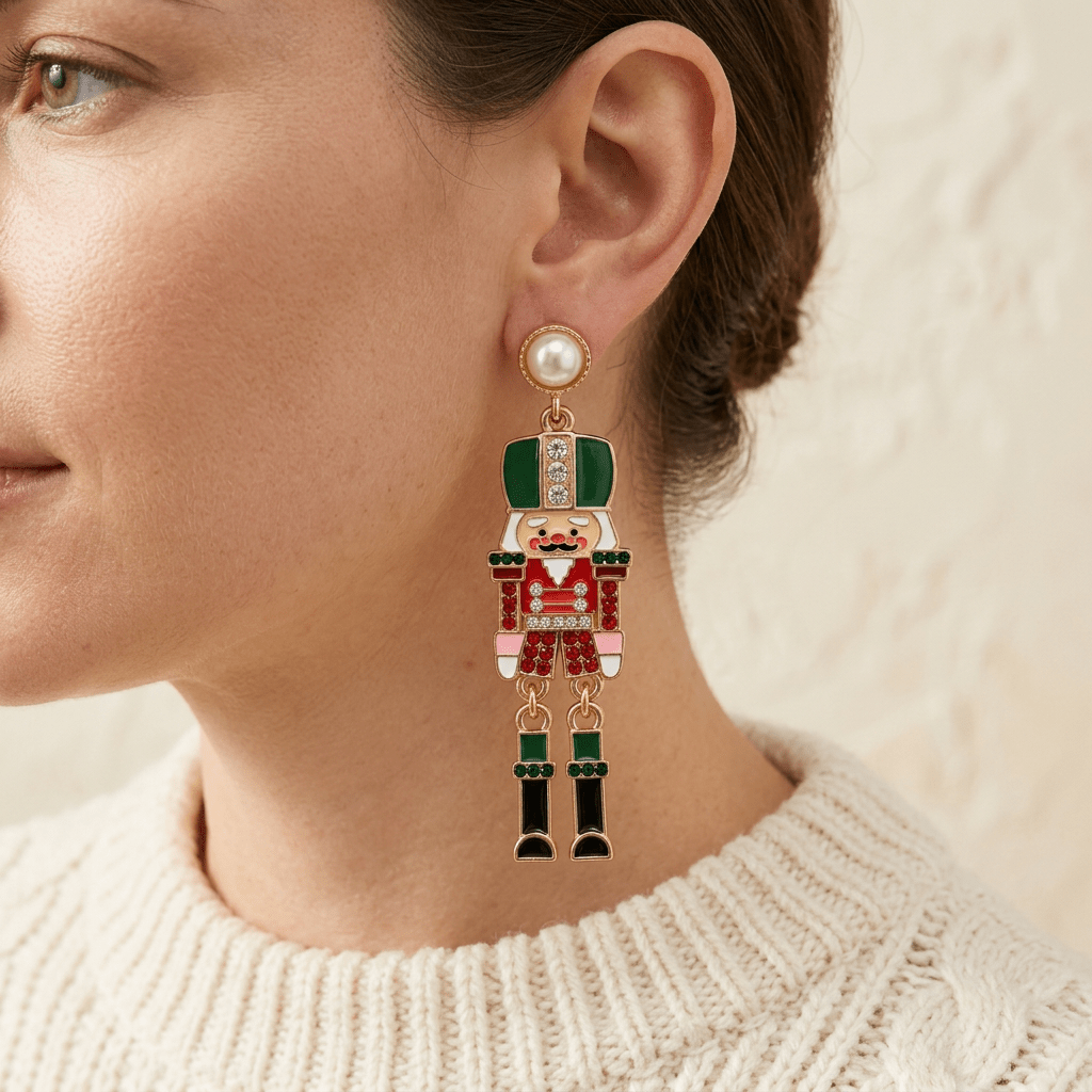Nutcracker Drop Earrings - Bella Blossom Boutique