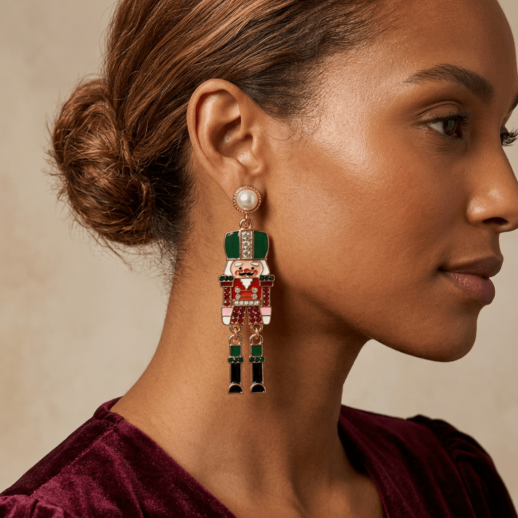 Nutcracker Drop Earrings - Bella Blossom Boutique