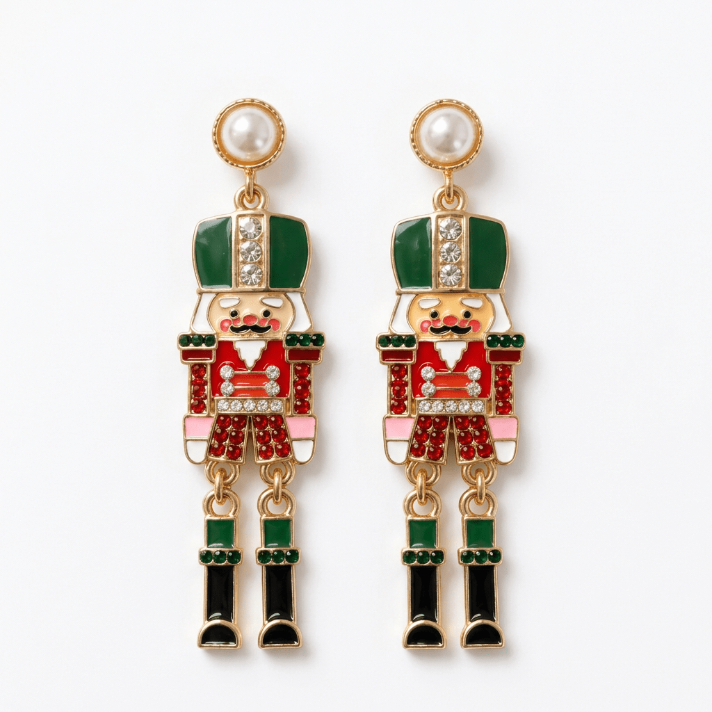 Nutcracker Drop Earrings - Bella Blossom Boutique