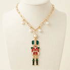 Nutcracker Pendant Pearl Necklace - Bella Blossom Boutique