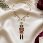 Nutcracker Pendant Pearl Necklace - Bella Blossom Boutique