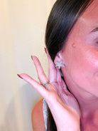 Ocean Glow Starfish Stud Earrings - Shimmering Coastal Jewelry - Bella Blossom Boutique