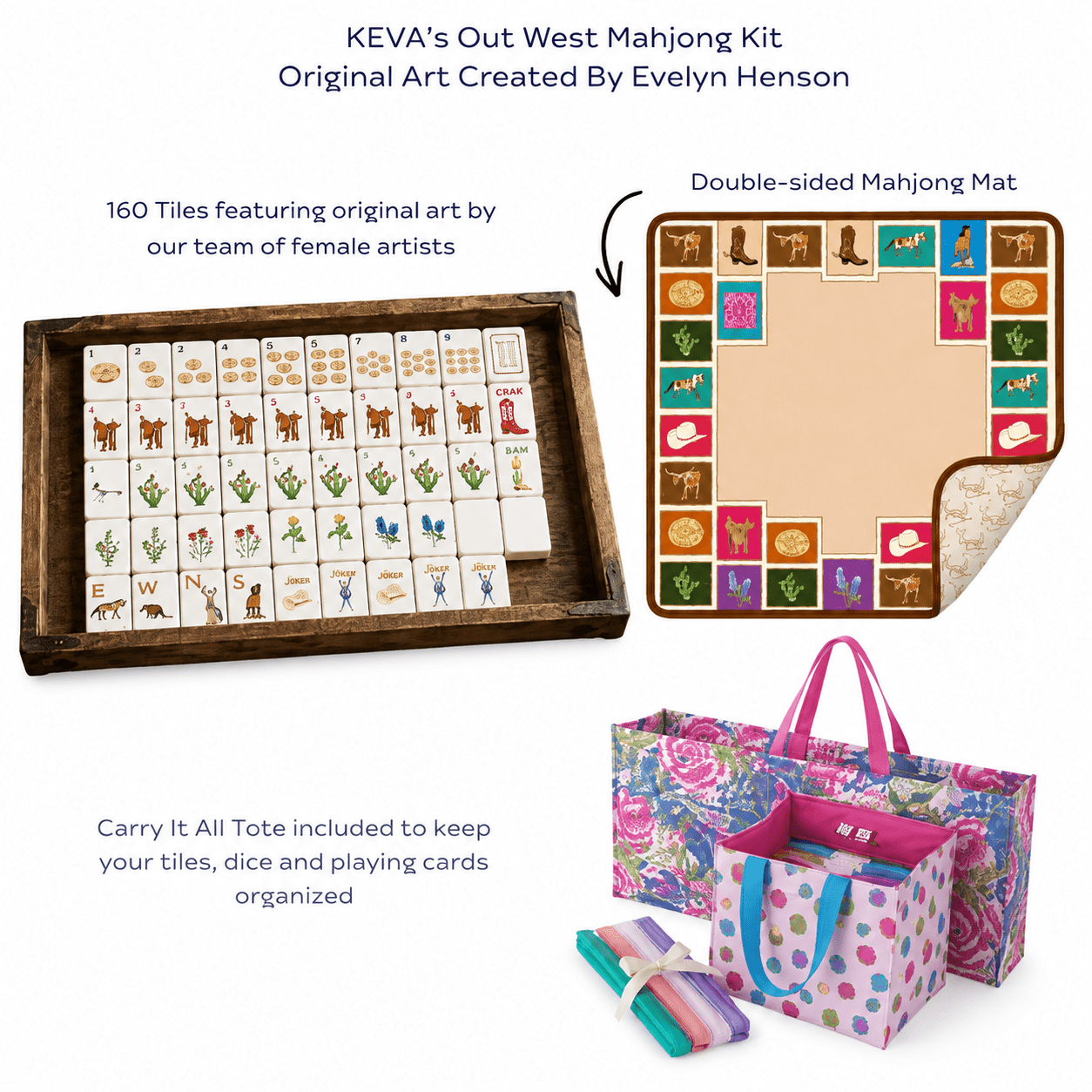 Out West Luxury American Mahjong Set – Artist Edition Pre Order - Bella Blossom Boutique