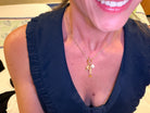 Pearl Tide Fish Necklace | Coastal Gold & Pearl Charm Jewelry - Bella Blossom Boutique