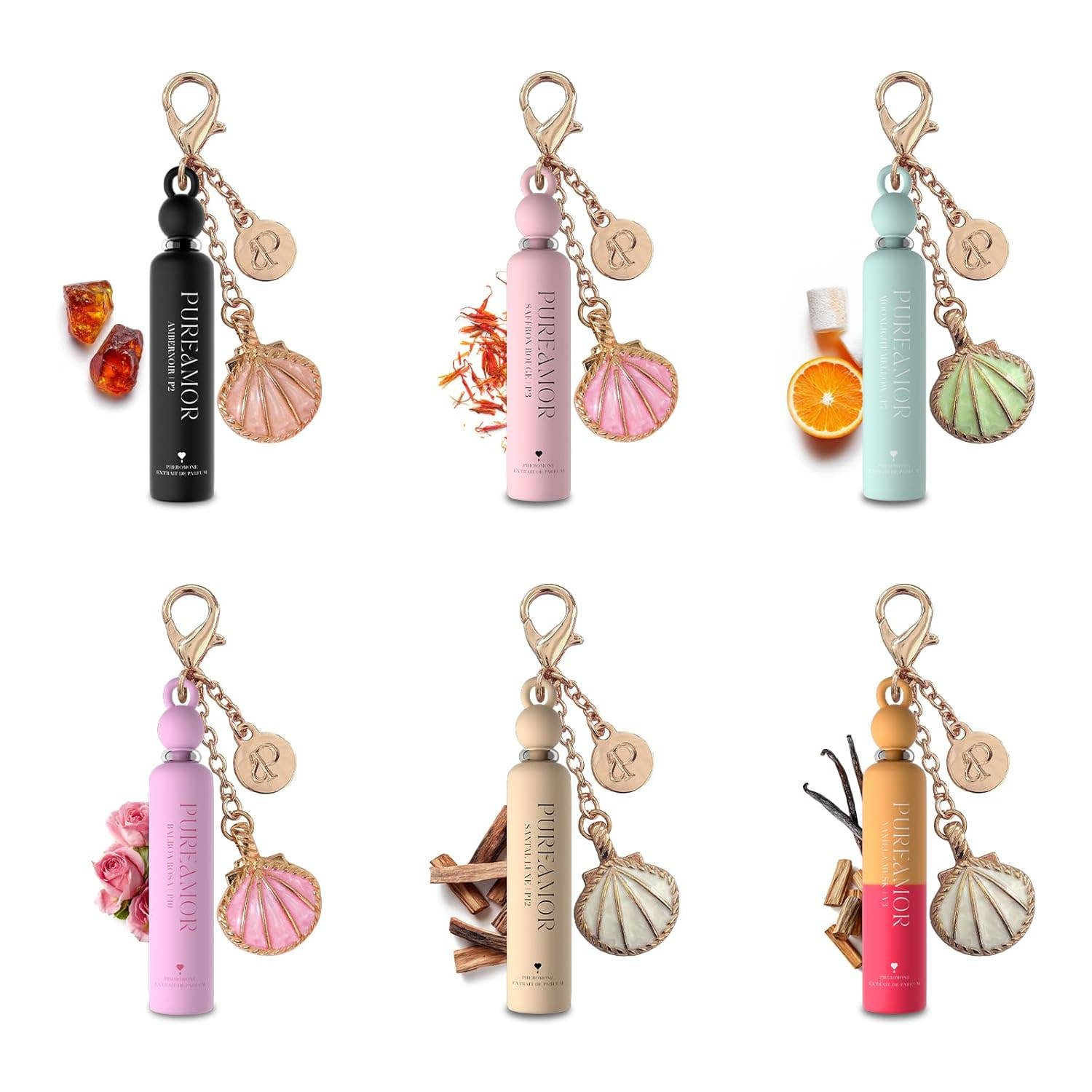 Pheromone Keychain Perfume – Luxury Extrait de Parfum Charm - Bella Blossom Boutique