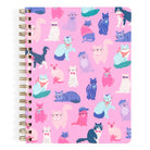 Pink Cool Cats Spiral Notebook - Bella Blossom Boutique