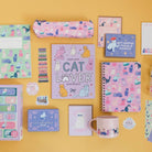 Pink Cool Cats Spiral Notebook - Bella Blossom Boutique