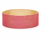 Radiant Fuchsia Multi-Strand Rhinestone Bracelet Set – Bold Pink Sparkle - Bella Blossom Boutique