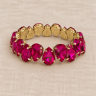 Rhinestone Teardrop Bracelet-Stretch Design - Bella Blossom Boutique