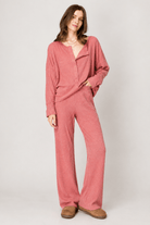 Ribbed Sweater Knit Lounge Set- 2 Colors - Bella Blossom Boutique