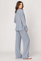 Ribbed Sweater Knit Lounge Set- 2 Colors - Bella Blossom Boutique