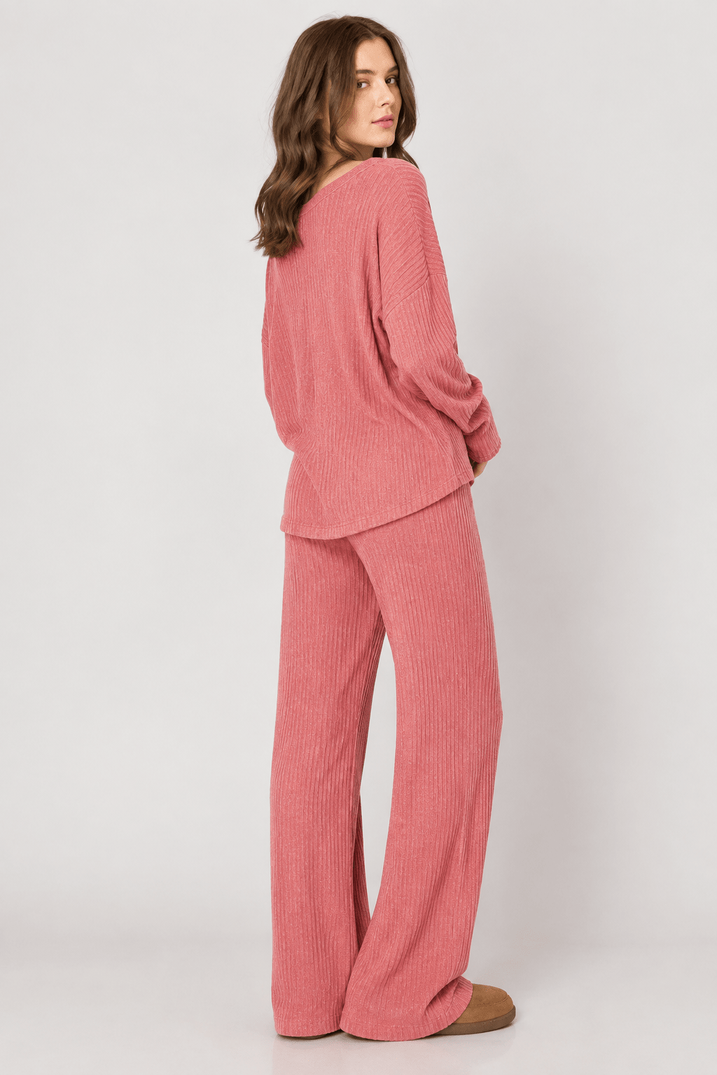 Ribbed Sweater Knit Lounge Set- 2 Colors - Bella Blossom Boutique