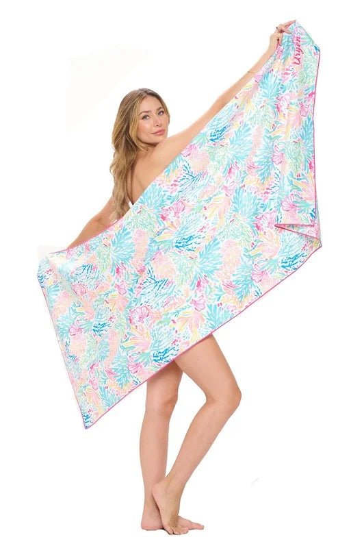 Sand - Free Quick - Dry Microfiber Beach Towel – Ultra - Compact Summer Collection - Bella Blossom Boutique