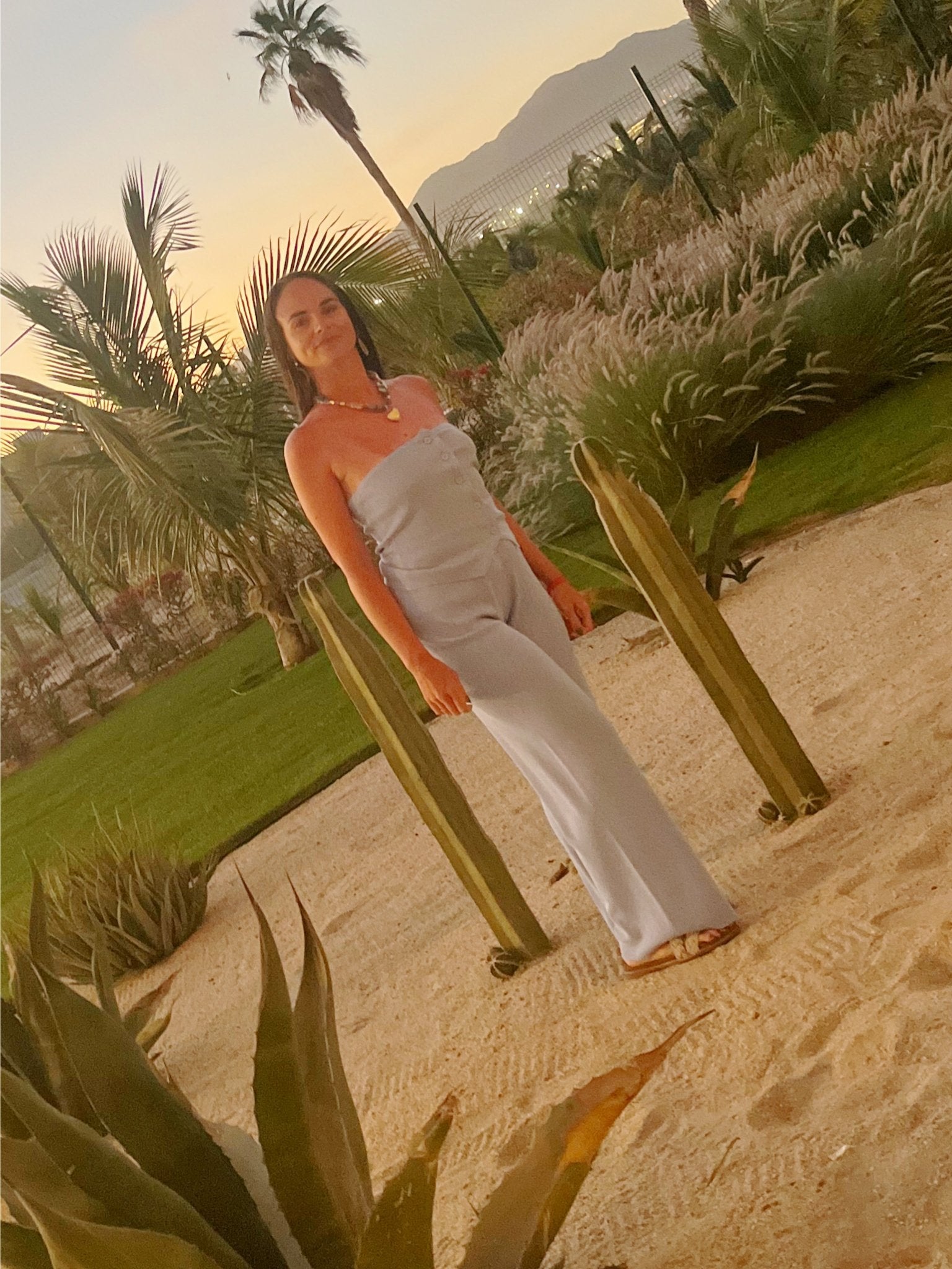 Serene Strapless Tube Top & High - Waist Two - Piece Set - Bella Blossom Boutique
