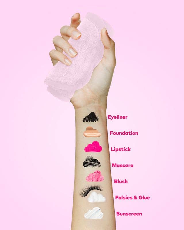 Silver-Infused Mini PRO: Antibacterial MakeUp Eraser for Acne-Prone Skin - Bella Blossom Boutique