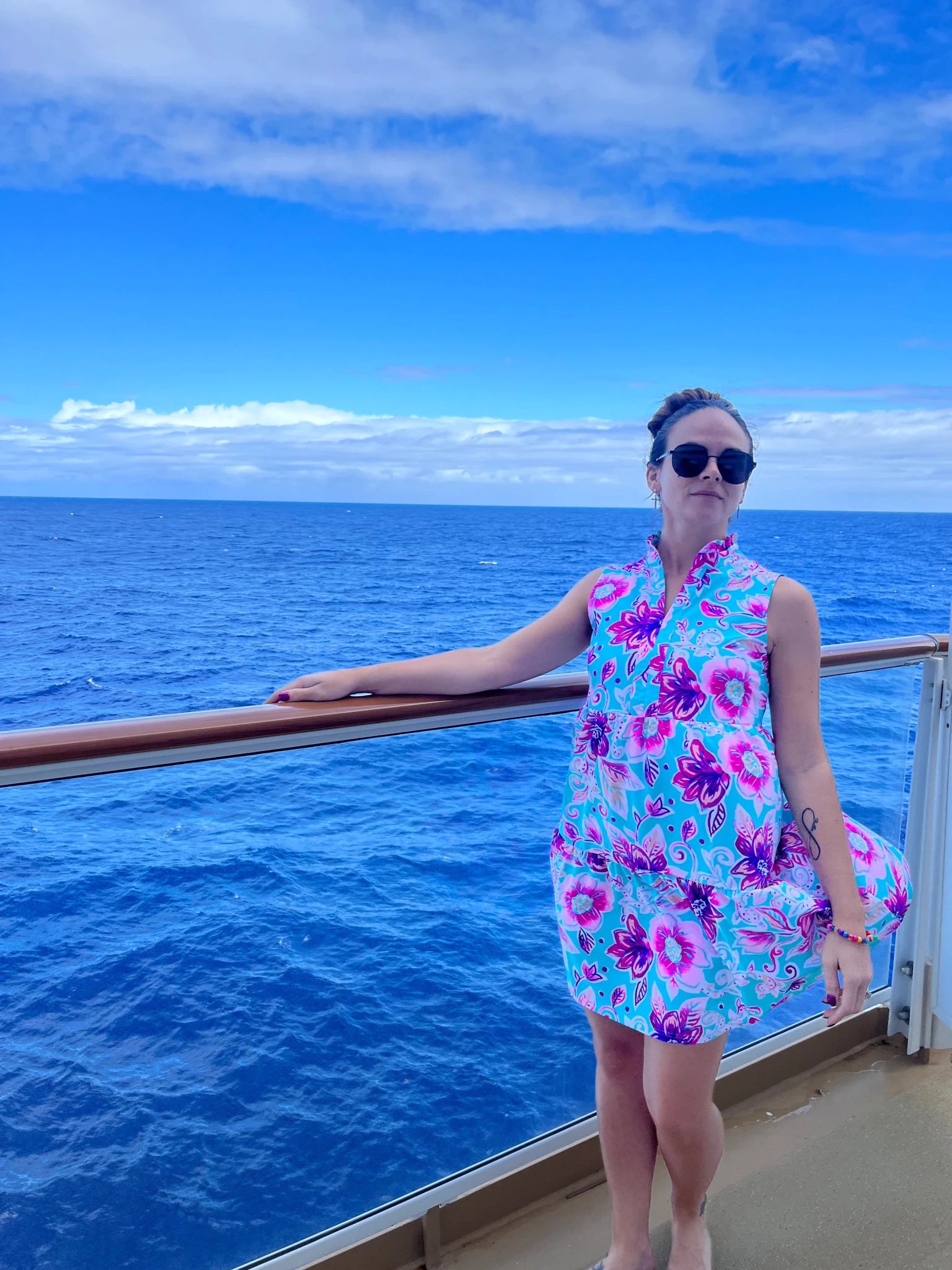 Sun - Safe Tiered Floral Summer Dress – UPF 50+ UV Protection - Bella Blossom Boutique