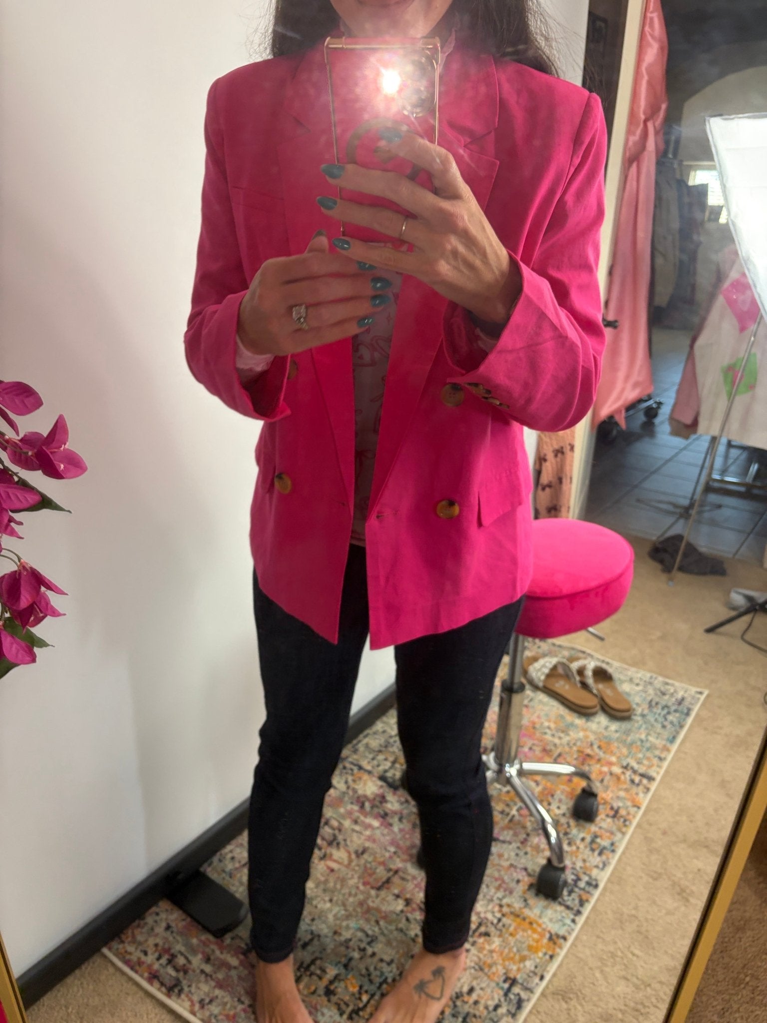 The Effortless Oversized Boyfriend Blazer - Bella Blossom Boutique