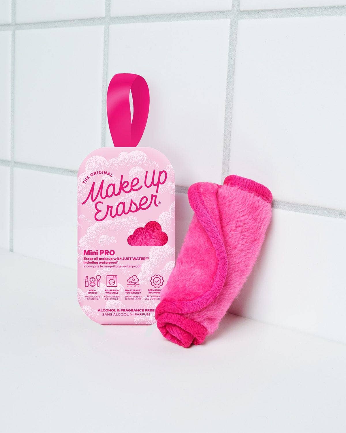 The Original MakeUp Eraser Mini PRO - Reusable Pink Makeup Remover - Bella Blossom Boutique