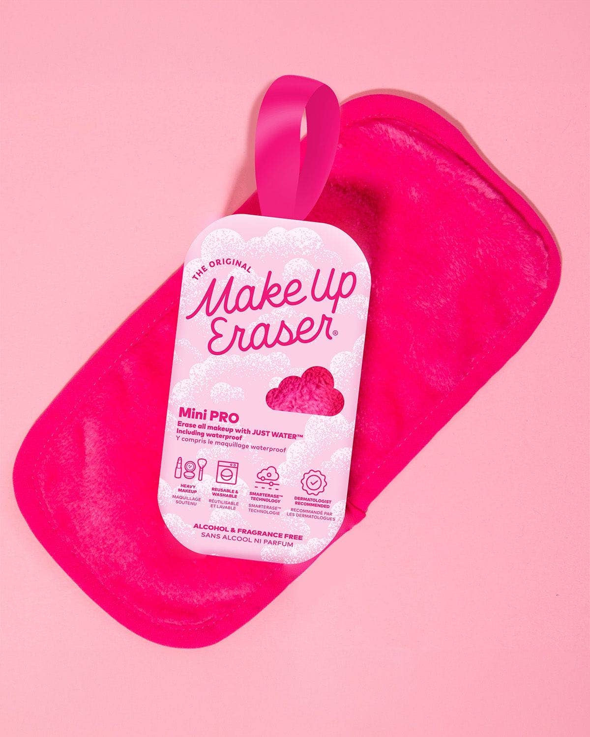 The Original MakeUp Eraser Mini PRO - Reusable Pink Makeup Remover - Bella Blossom Boutique