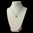 The Vintage Designer Heart | Repurposed Luxury Pendant Necklace - Bella Blossom Boutique