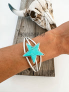 Turquoise Star Natural Stone Bracelet - Bella Blossom Boutique