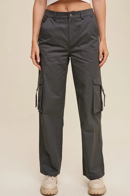 Urban Nomad Double - Pocket Cargo Pants – Relaxed Utility Fit - Bella Blossom Boutique