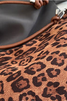 Vintage Leopard Faux Suede Shoulder Bag – Chic Animal Print Hobo Bag - Bella Blossom Boutique