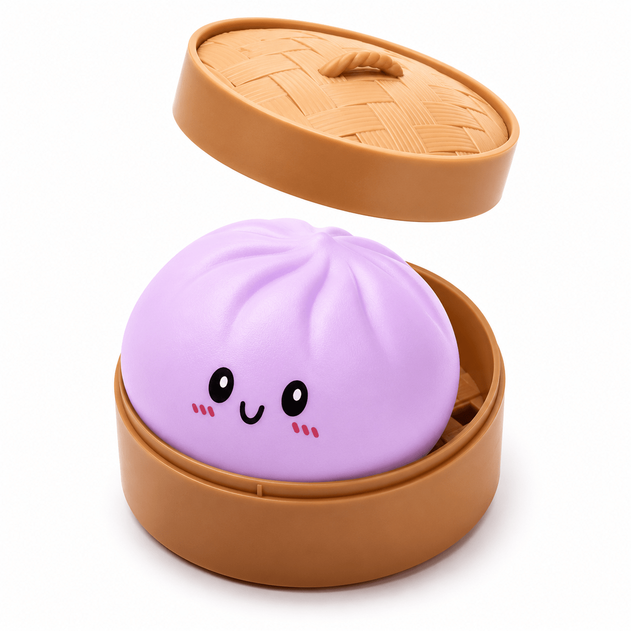 Viral Dumpling Squishy – Ultra-Stretchy Sensory Fidget Toy with Steamer Case - Bella Blossom Boutique